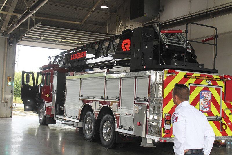 'MONUMENTAL' DAY: MWFD holds push-in ceremony for new truck